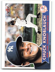 2001 Fleer Tradition #160 Chuck Knoblauch NM/MT  New York Yankees 