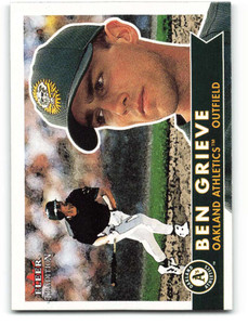 2001 Fleer Tradition #177 Ben Grieve NM/MT  Oakland Athletics 