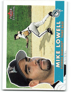 2001 Fleer Tradition #185 Mike Lowell NM/MT  Florida Marlins 