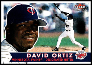 2001 Fleer Tradition #195 David Ortiz NM/MT  Minnesota Twins 