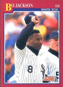 1991 Score Rookie and Traded #1T Bo Jackson NM-MT Chicago White Sox 