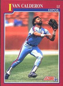 1991 Score Rookie and Traded #6T Ivan Calderon NM-MT Montreal Expos 
