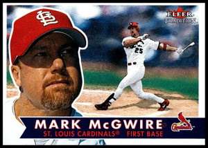 2001 Fleer Tradition #256 Mark McGwire NM/MT  St. Louis Cardinals 