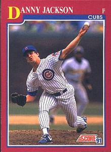 1991 Score Rookie and Traded #17T Danny Jackson NM-MT Chicago Cubs 