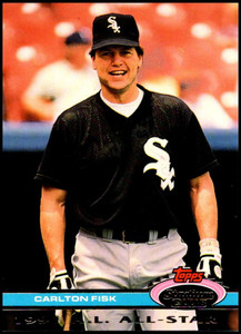 1992 Stadium Club Dome #49 Carlton Fisk AS VG Chicago White Sox 