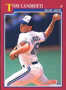 1991 Score Rookie and Traded #31T Tom Candiotti NM-MT Toronto Blue Jays 