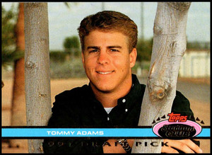 1992 Stadium Club Dome #2 Tommy Adams VG RC Rookie Seattle Mariners 