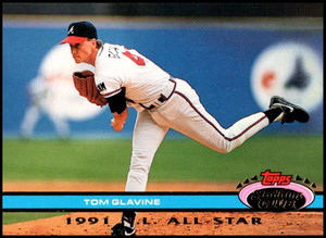 1992 Stadium Club Dome #62 Tom Glavine AS VG Atlanta Braves 