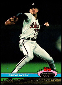 1992 Stadium Club Dome #9 Steve Avery VG Atlanta Braves 