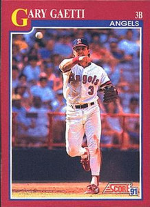1991 Score Rookie and Traded #39T Gary Gaetti NM-MT California Angels 
