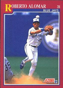 1991 Score Rookie and Traded #44T Roberto Alomar NM-MT Toronto Blue Jays 