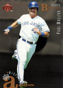 SOLD 41880 1995 Upper Deck #107 Paul Molitor ANA VG Toronto Blue Jays 