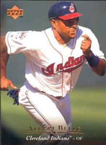 1995 Upper Deck #340 Albert Belle VG Cleveland Indians 