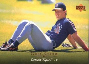 SOLD 42194 1995 Upper Deck #421 Greg Gohr VG Detroit Tigers 