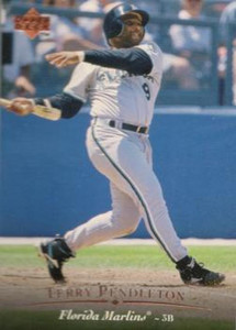 SOLD 42242 1995 Upper Deck #469 Terry Pendleton TR VG Florida Marlins 