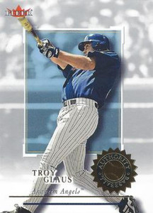 2001 Fleer Authority #34 Troy Glaus NM-MT Anaheim Angels 
