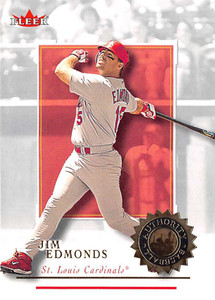 2001 Fleer Authority #82 Jim Edmonds NM-MT St. Louis Cardinals 