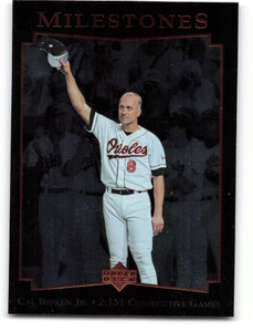 1996 Upper Deck #1 Cal Ripken Jr. 2131 VG Baltimore Orioles 