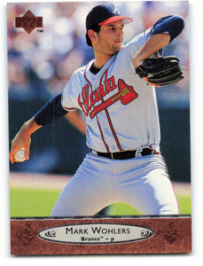 1996 Upper Deck #3 Mark Wohlers VG Atlanta Braves 