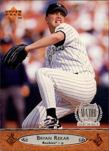 1996 Upper Deck #64 Bryan Rekar VG Colorado Rockies 