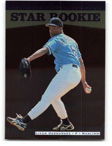 1996 Upper Deck #244 Livan Hernandez VG RC Rookie Florida Marlins 