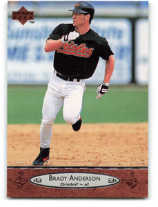 1996 Upper Deck #278 Brady Anderson VG Baltimore Orioles 