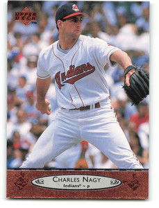 SOLD 43906 1996 Upper Deck #317 Charles Nagy VG Cleveland Indians 