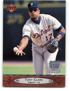 SOLD 43916 1996 Upper Deck #327 Tony Clark VG Detroit Tigers 