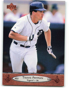SOLD 43917 1996 Upper Deck #328 Travis Fryman VG Detroit Tigers 