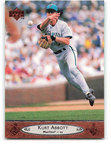 1996 Upper Deck #334 Kurt Abbott VG Florida Marlins 