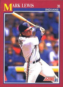 1991 Score Rookie and Traded #106T Mark Lewis NM-MT Cleveland Indians 