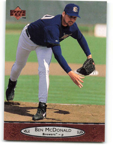 1996 Upper Deck #361 Ben McDonald VG Milwaukee Brewers 