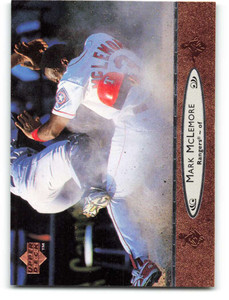 1996 Upper Deck #466 Mark McLemore VG Texas Rangers 