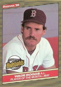 1986 Donruss Highlights #13 Wade Boggs NM-MT Boston Red Sox 