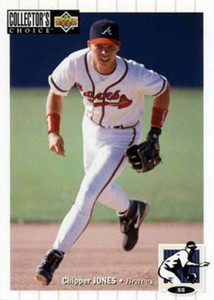 1994 Collector's Choice #152 Chipper Jones VG Atlanta Braves 
