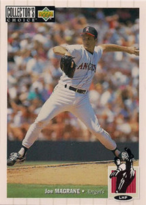 1994 Collector's Choice #185 Joe Magrane VG California Angels 