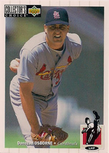 1994 Collector's Choice #222 Donovan Osborne VG St. Louis Cardinals 