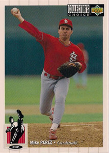 1994 Collector's Choice #229 Mike Perez VG St. Louis Cardinals 