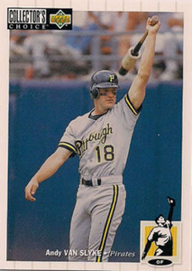 1994 Collector's Choice #280 Andy Van Slyke VG Pittsburgh Pirates 