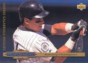 1994 Collector's Choice #312 Andres Galarraga TP VG Colorado Rockies 