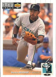 1994 Collector's Choice #397 Orestes Destrade VG Florida Marlins 