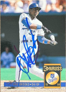 Hubie Brooks Autographed 1994 Donruss #166