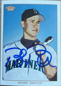 Bret Boone Autographed 2002 Topps 206 #220