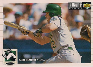 1994 Collector's Choice #408 Scott Hemond VG Oakland Athletics 