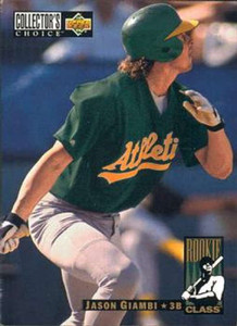 1994 Collector's Choice #657 Jason Giambi VG Oakland Athletics 