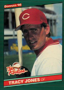 1986 Donruss Rookies #2 Tracy Jones NM-MT RC Rookie Cincinnati Reds 