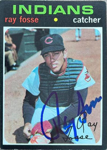 Ray Fosse Autographed 1971 Topps #125