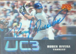 Ruben Rivera Autographed 1996 Sportflix #126 Ruben Rivera Autographed 1996 Sportflix #126