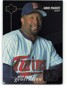 1996 Upper Deck #384 Kirby Puckett BG VG Minnesota Twins 