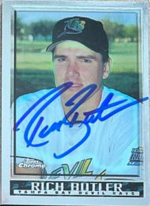 Rich Butler Autographed 1998 Topps Chrome #468